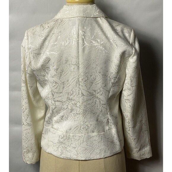 Vintage Danillo Petite Blazer Size 4P Ivory - Picture 2 of 3